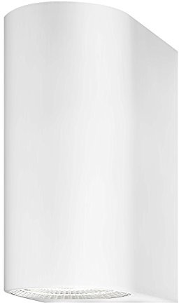 ENERGMiX Hochwertige Außenleuchte Außenlampe Außenwandleuchte Wandleuchte Wandlampe Wasserdicht für innen und Außenbereich up & down GU10 2x Fassung