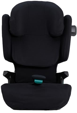 JYOKO Kids Bezug kompatibel mit Britax Romer Kidfix, aus Baumwolle (Romer Kidfix I-Size, Black Series)