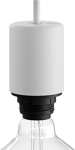 EIVA Elegant, kit Douille d'extèrieur pour Abat-Jour E27 en Silicone - la première Douille au Monde IP65 Qui Peut-Etre câblée - Blanc