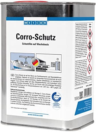 WEICON Corro-Schutz 1 L, Korrosionsschutz für Metall Innenlagerung
