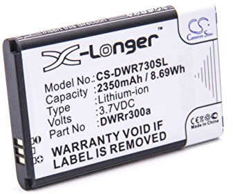 vhbw batteria sostituisce D-Link DWRr600b per hotspot modem router portatile (2350mAh, 3,7V, Li-Ion)