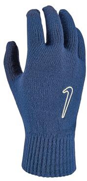 NIKE Knitted Tech and Grip Twist Handschuhe für Erwachsene, Uni, Blue Lemon (Mehrfarbig), LX