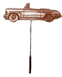 Klassische Auto-Kettennadel mit Kupfereffekt, 2 l, Mk2, Cabrio, Ref258