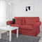Dagra Bezug für EKTORP 2er-Sofa (Schlafsofa altes Modell) (Red A08)