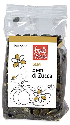 Baule Volante Semi di Zucca Bio - Ricco di Proteine e Fibre - Perfetti per una dieta vegetariana o vegana - 200g