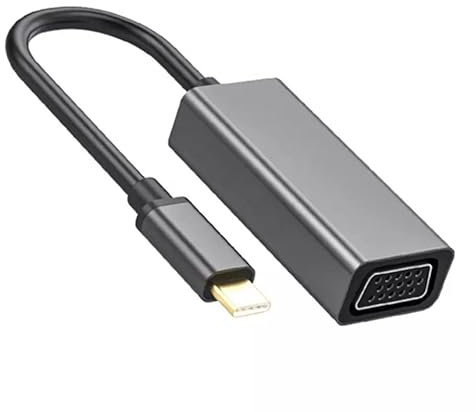 Adaptateur vidéo USB C vers VGA, Adaptateur VGA vers USB C, Adaptateur USB C vers VGA, Adaptateur USB C vers VGA, Adaptateur VGA Thunderbolt, convertisseur USB C vers VGA, Adaptateur