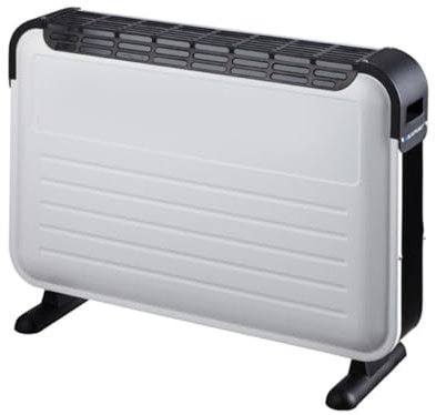 Blaupunkt HCO501 Elektroheizung Konvektor-Heizung mit Turbofunktion Konvektor-Heizgerät Drei Heizstufen (750, 1250, 2000 W) Temperaturregelung mit Thermostatknopf