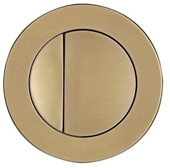 Tavistock Brushed Brass Round Push Button TR9034
