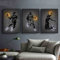 OTURRI Neon Sports Players Wall Gemälde Pictures Deko Basketball Players Poster And Print Nordic Legend Canvas Painting Club Room Home Deko 50x70cmx3 Unframed