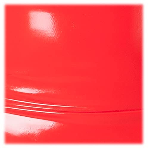 Rubberfashion Latex Dildo - realistischer Dildo XL geadert - aufblasbarer Dildo mit Pumpe für Frauen und Männer 25 x 4,2 cm rot 0.8mm ohne festen Kern