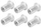 Écrou à Rivet M5, 100 Pièces Ecrou a Sertir Aluminium Insert Fileté Alu Fileté à Tête Plate Filetée Rivet Nuts, pour Mental Plastique Décorations de Meubles D'armoire de