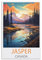 KmoNo Jasper Canada Vintage-Reiseposter, 20 x 30 cm, Wanddekoration, Gemälde, Leinwand, Wandkunst, Wohnzimmer, Poster, Schlafzimmer