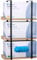 Giftormous Glove Holder Dispenser for Wall Mount Wooden Metal Disposable Latex Glove Box Holder for Home Office, Lab and Garage, Tissue Wire Rack Wall-Mounted for Kitchen Organizer Decor