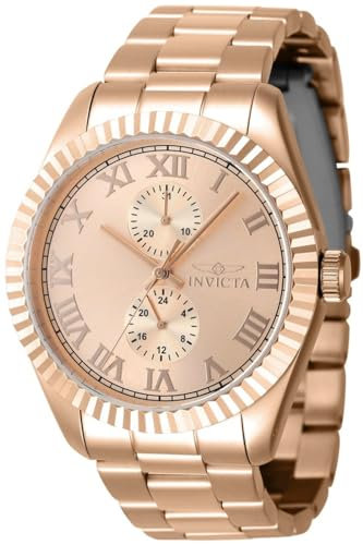Invicta Specialty 47433 Men's Watch - Waterproof - Analogue - Quartz Movement - Stainless Steel with Rose Gold dial - 43mm