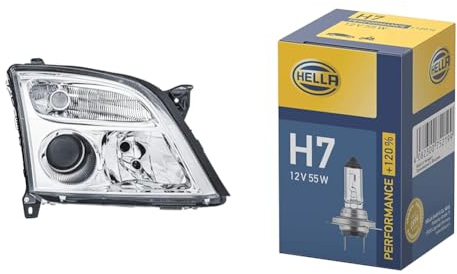 Halogen/DE-Hauptscheinwerfer - für u.a. Opel Vectra C (Z02) - ECE - für Rechtsverkehr - rechts & Halogen-Glühlampe - H7 - Performance + 120%