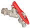 WOLFPACK LINEA PROFESIONAL Grifo Esfera 1/2 Con Sistema De Bloqueo Por Candado Grifo Jardin Exterior, Grifo Con Bloqueo y Conector Manguera