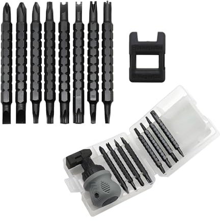 AUSYIWI Cacciaviti Precisione Set, Set di Strumenti per Cacciaviti Magnetici Manuale, per phone, Occhiali, Orologio, Giocattolo
