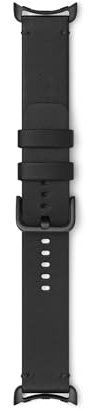 Handgefertigtes Lederarmband für die Google Pixel Watch – Nur mit der Pixel Watch 3 (45 mm) kompatibel – Obsidian, Small