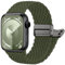 Oielai Geflochten Armband Kompatibel mit Apple Watch Armband 46mm 44mm 45mm 42mm 49mm, Elastisch Nylon Armbänder mit Magnet Verschluss für iWatch Series 10 9 8 7 SE Ultra 6 5 4 3 2 1, ArmeeGrün