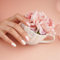 DANNI & TONI 28Pcs Semi Cured Gel Nail Polish Strips Gel Nail Stickers,Salon-Quality Nail Polish Strips Manicure Stickers Set(Shy Rose)