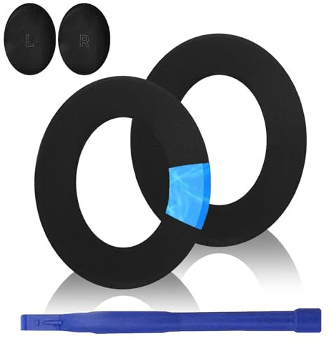 Adhiper Replacement Ear Pads for Bose QuietComfort Ultra (QC Ultra) Headphones, Upgraded Cooling Gel Earpad Cushions with High Density Memory Foam & Softer Ice Silk Fabric, Accessories - Black