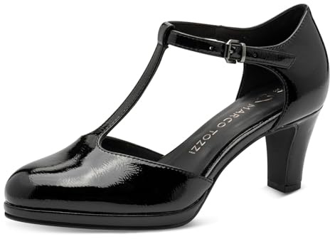 Marco Tozzi Damen 2-24419-45 Pumps, Black Patent, 39 EU