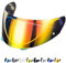 Kompatibel mit Hjc i90 Visier - i91 - Hj33 - Helmvisier Hj 33 Pinlock Ready - Anti-Kratzer und Anti-Beschlag (Rot)