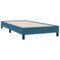 vidaXL Boxspringbett ohne Matratze Dunkelblau 100x210 cm Samt, Bett, Bettgestell, Einzelbett, Schlafzimmermöbel, Bettrahmen, Samtbett, Polsterbett
