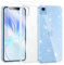 Noyabox für iPhone XR Transparent Glitzer Hülle mit 2 Panzergläsern, Handyhülle Silikon Funkelnd Weich Leicht Kratzerfest TPU Case, Durchsichtig