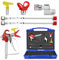 7PCS Airless Kit Pistolet de Peinture avec Pistolet de Peinture AIRLESS 3600 PSI,1 Protecteur de buse,1 buse 517 réversible, 2 tiges d'extension,1 Joint Rotatif et boîte de 1 Boîte de Rangement