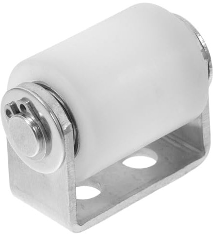 SHINEOFI Roulement à Billes Pour Portail Coulissant Avec Cadre à Acier Inoxydable Roue Nylon Directionnelle Silencieuse Pour Guide Porte Coulissante Support De Rail Pour Porte à Glissière p