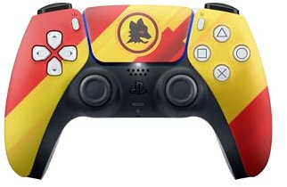 Controller Skin FC25 CALCIO per PlayStation 5 (PS5): Sticker Adesivo per Personalizzare Il Touch Pad Joystick Completo Squadre Calcio STAMPA IN 4K Joypad AS ROMA CALCIO SERIE A