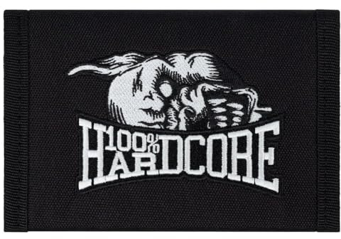 100% Hardcore Portemonnaie Branded Rage | Black | Schwarz Herren Geldbörse