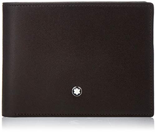 Montblanc Porte-Monnaie MST Wallet 6cc Marron, Marron, 12 cm, Porte-Monnaie