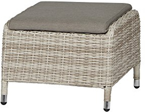 Siena Garden Cando Hocker, Latte, 53.5x58x42.5 cm