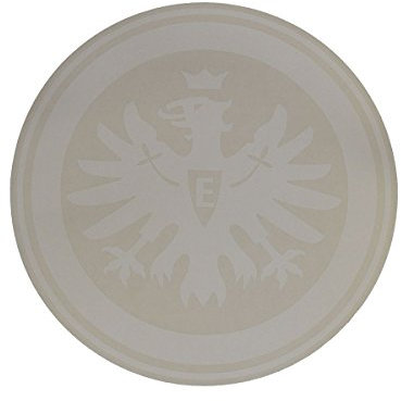 Eintracht Frankfurt Aufkleber, Sticker, Autoaufkleber Logo weiß - Plus Lesezeichen I Love Frankfurt