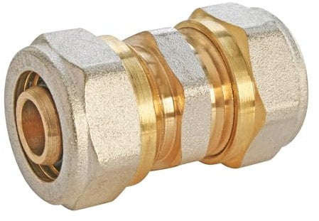 SOMATHERM FOR YOU - / 3719-16 - Barrel pari a compressione per tubo multistrato Ø16