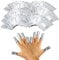 Yesmin 100pcs Aluminium Foil Nail Wraps Acrylic Gel Polish Remover - No Acetone