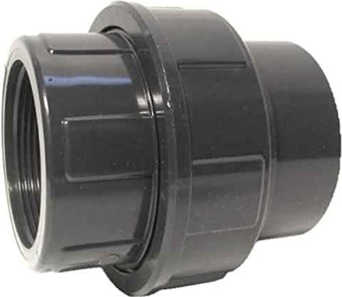 STEMAX-Wassertechnik: PVC-Gewindefittings und Übergänge, Verschraubung, klebemuffe x IG, Größe: 50mm x 1 ½“