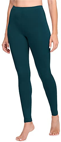 Ladeheid Leggings Damen Baumwolle lang Blickdicht Sport Yoga LA40-133 | Mittlere Bundhöhe, elastisch, weich, glatt und atmungsaktiv, für Alltag, Zuhause, Yoga, Sport, Gym und jede Jahreszeit