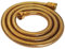Juego de manguera flexible de ducha dorada de 2 m de latón dorado con cordón de repuesto para alcachofa de ducha