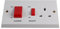 45A Cooker Control Switch | SWITCHES/Socket OUTLETS Switch RANGES Electrical, 1 X Qty - VX9701