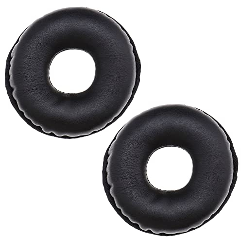 1 Paar Ohrpolster aus Proteinleder und Weichem Schaumstoff Headset Ersatzteile Kompatibel mit Logitech H390 H600 Kopfhörer Schwarz