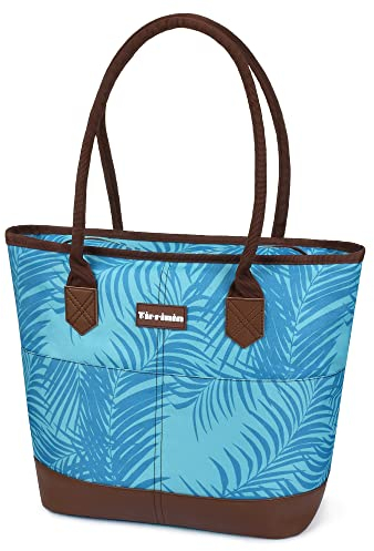 Kato Tirrinia Isoliert Kühltasche Groß, Faltbare Einkaufs Tragetasche for Groceries, Wasserdichte Strandtasche – Ideal als Picknicktasche, Lunchtasche, Camping Tragetasche