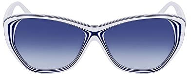 Karl Lagerfeld Women's KL6103S Sunglasses, White/Blue, Einheitsgröße