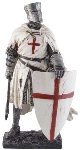 VOGLER Joh. Vogler GmbH Templer mit Axt und Schild 20cm Templer Ritter Deko Skulptur
