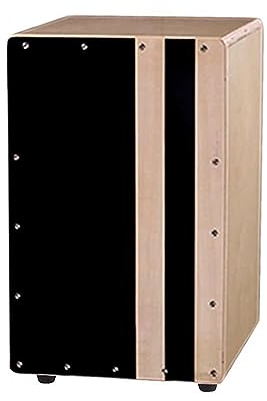 Cajon - Holzkiste Trommel Handtrommel Interne Gitarre Stahlsaiten Mit Tasche Professionelles Percussion Instrument für Erwachsene & Anfänger (A)