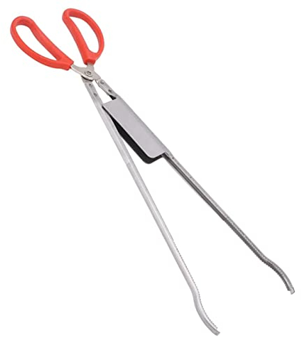 PRETYZOOM Garage Tong Loach Lobster Tong Stainless Steel Crab Clamping Tool for Outdoor Fishers