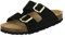 AFS-Schuhe 2100, Bequeme Damen Pantoletten echt Leder, praktische Arbeitsschuhe, Hausschuhe, Handmade in Germany (41 EU, schwarz Velour)