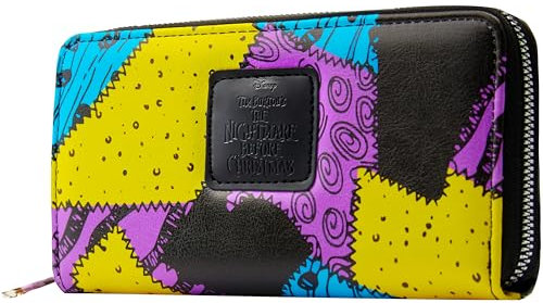 Disney Stitch Geldbörse Damen, Portemonnaie mit Kartenfächern, Geldbeutel, Geschenk für Frauen & Mädchen (Mehrfarbig Sally)
